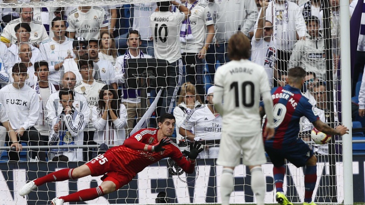 Леванте шокира Реал насред 34 Бернабеу 34 Реал Мадрид претърпя изненадваща загуба
