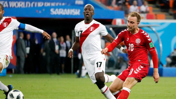 Отборът на Дания победи Перу с 1 0 в мач от