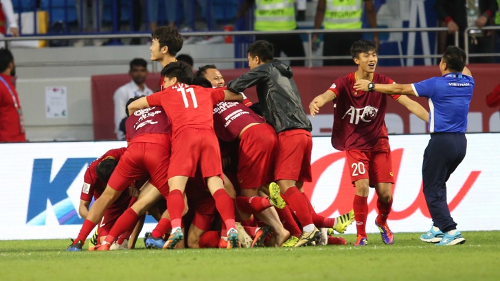 Виетнам е първият четвъртфиналист за Купата на АзияВиетнам се класира