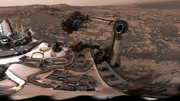 Кюриосити изпрати селфи от МарсМарсоходът 34 Кюриосити 34 който се намира на