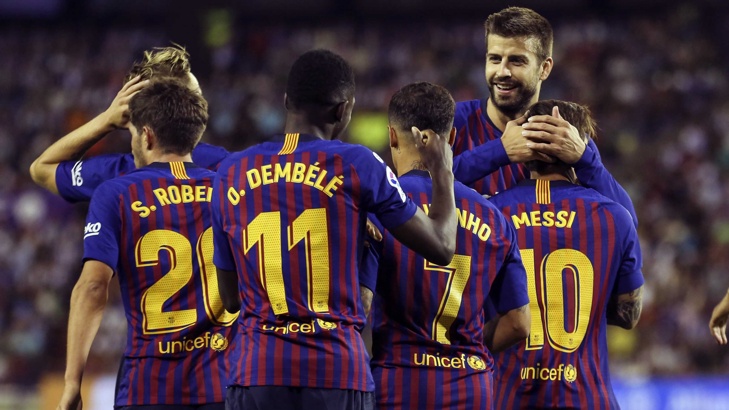 Барселона си взе трите точки във ВалядолидБарселона победи Валядолид с