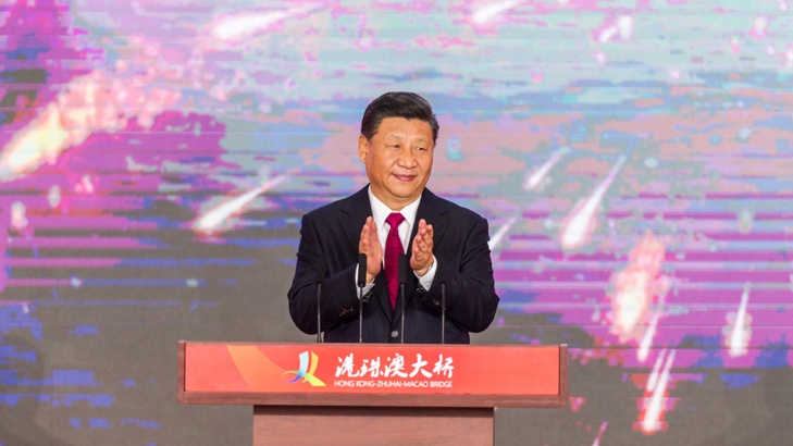 Китайският президент Си Цзинпин на официалното откриване в Джухай