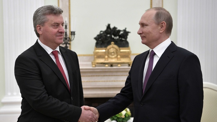 Москва открито подкрепи Георге Иванов и се обяви срещу Договора