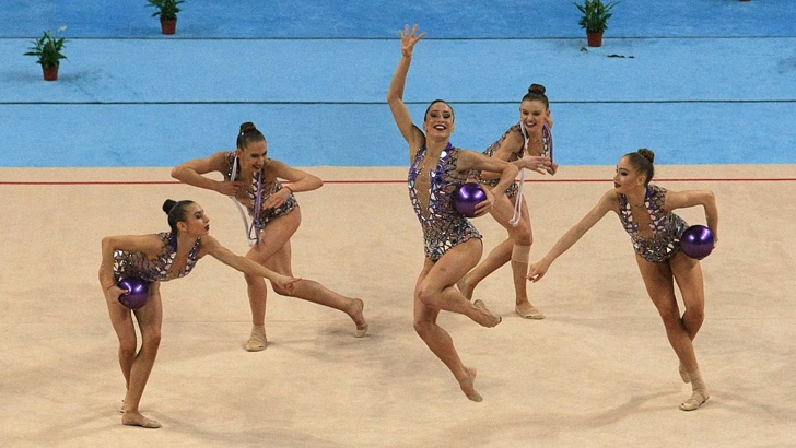 Националният ансамбъл по художествена гимнастика спечели приза за отбор на