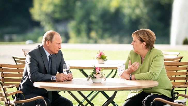 Песков Меркел и Путин искат 34 Северен поток 2 34