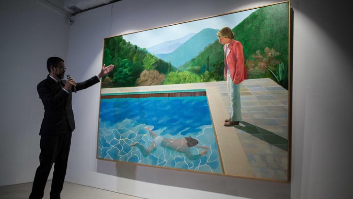 Картина на Дейвид Хокни постави рекорд за най скъпа продажбаИзвестната картина