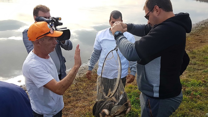 Журналисти премериха сили на язовир край МонтанаОспорвано състезание по риболов
