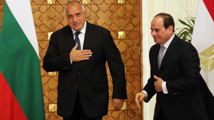 Борисов Египет е сред стабилните търговски партньори на БългарияЕгипет е
