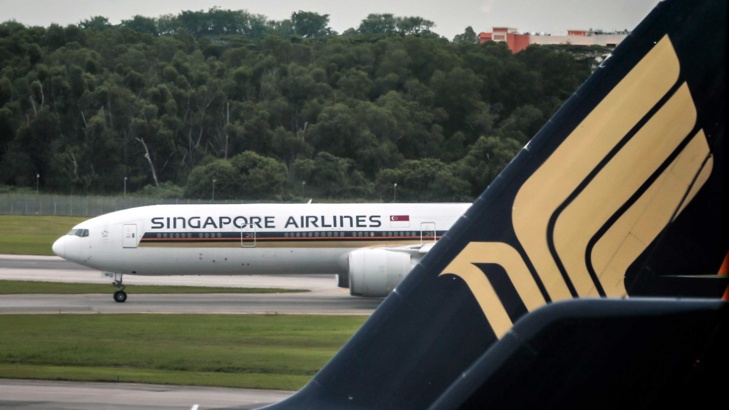 Птица пътува гратис в полет Сингапур ЛондонПтица размаха криле полет в