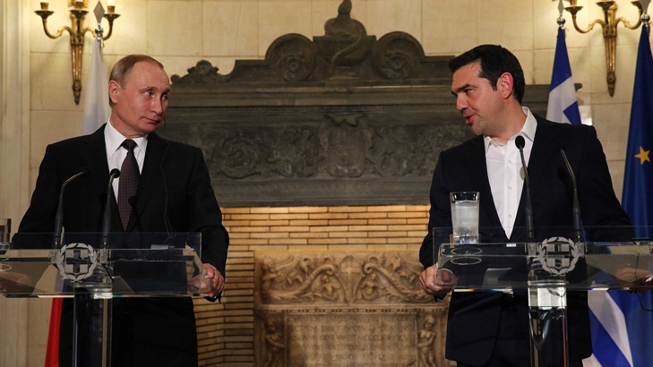 Путин и Ципрас се срещат за първи път след дипломатическия