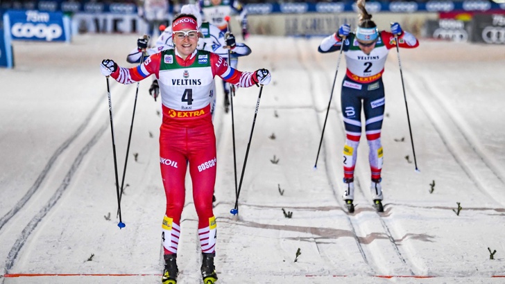 Руски триумф в ски бягането в РукаРуснаците Александър Болшунов и