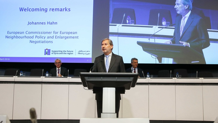 Еврокомисарят по разширяването Йоханес Хан изрази оптимизма си че до