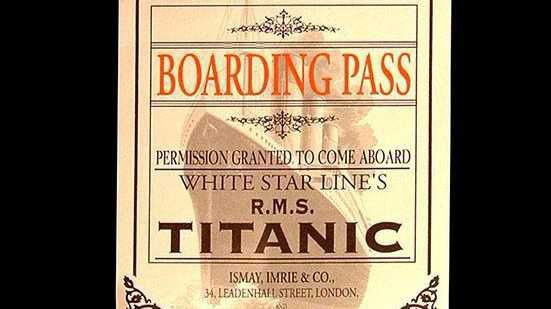 Билет от кораба Титаник се предлага на търг за 25