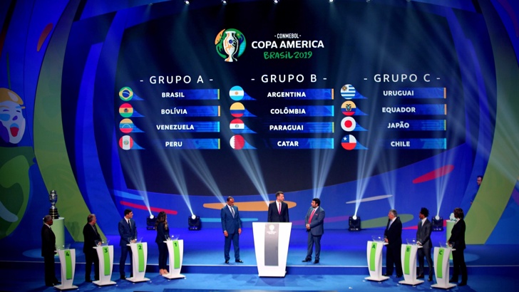 Бразилия с добър жребий за Копа Америка Аржентина среща КолумбияДомакинът
