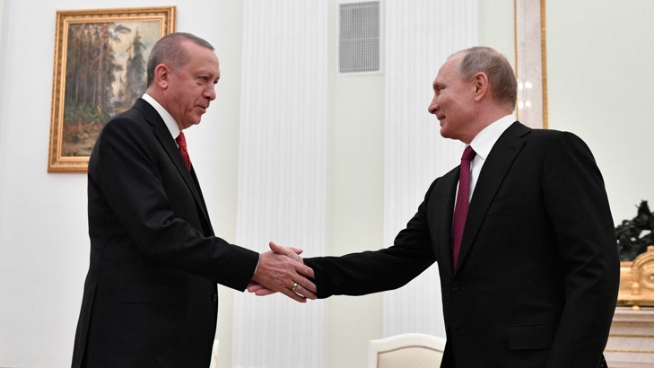 Първа среща Путин Ердоган за 2019 годинаТурският президент Реджеп Тайип Ердоган