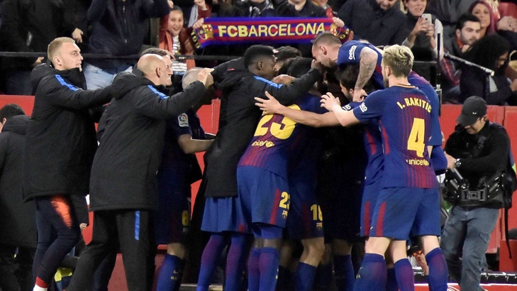 Отборът на Барселона продължи своя поход към титлата в Ла