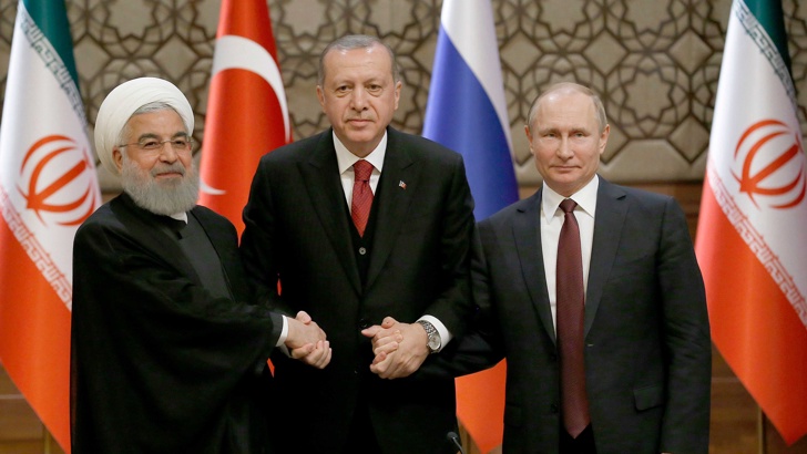 Президентите на Русия, Иран и Турция подкрепят независимостта и териториалната