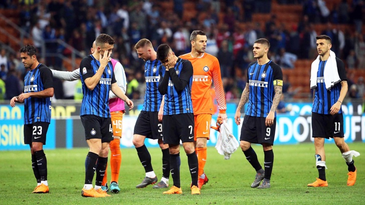 Треньорът на Интер Лучано Спалети призна че разочарованието от изненадващата