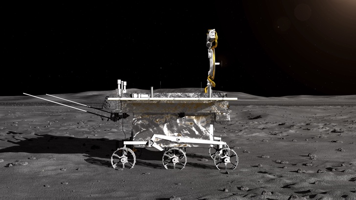 Китайски космически апарат кацна на обратната страна на ЛунатаКитайският космически
