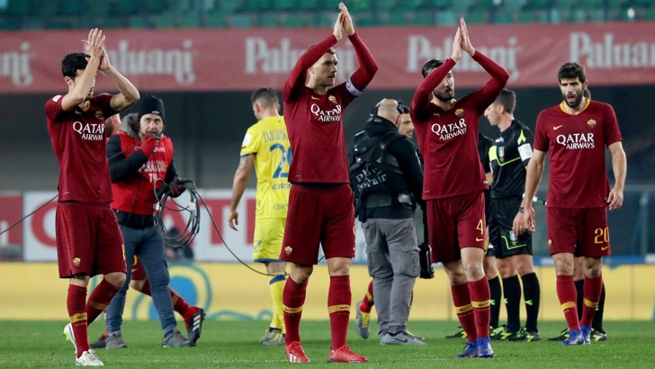 Рома вкара три гола на аутсайдера Киево във ВеронаРома срази