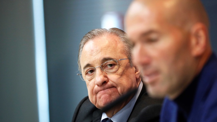 Президентът на Реал Мадрид Флорентино Перес призна че е бил