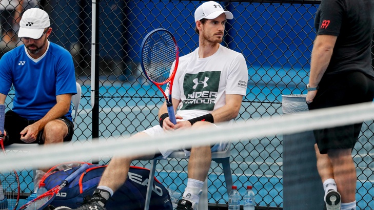 Британският тенисист Анди Мъри който се възстановява след операция на