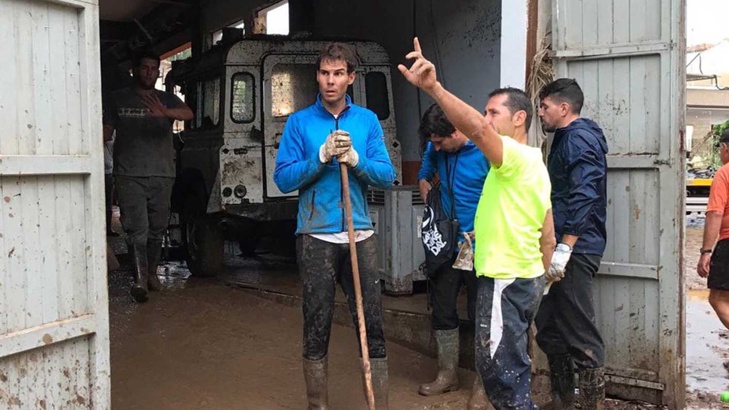 Надал дари 1 милиона евро на пострадалите от наводненията в