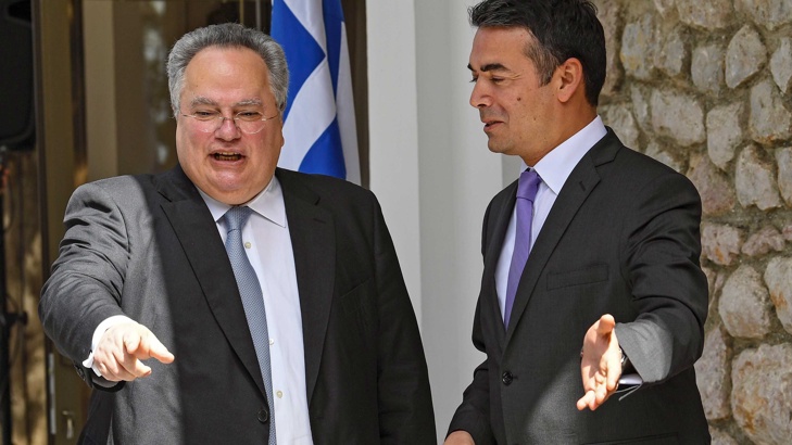По време на преговорите в Охрид между министрите на външните