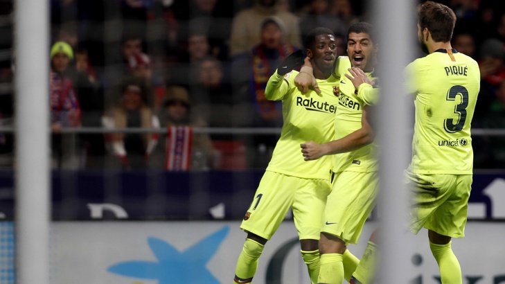 Дембеле остави Барселона на върха след късен изравнителен гол срещу