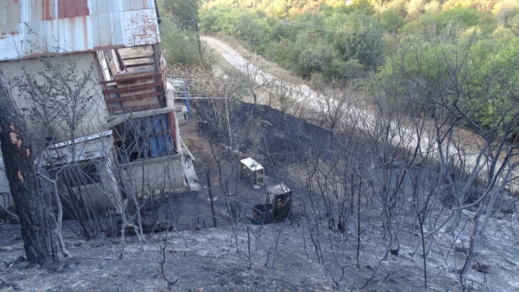 Овладяха пожара край Благоевград обхванал 300 дкаОвладян е пожарът възникнал