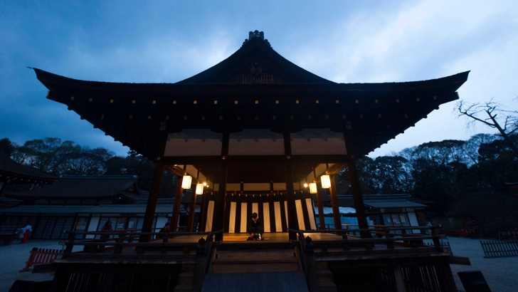Киото градът на храмоветеКиото бившата столица на кралска Япония