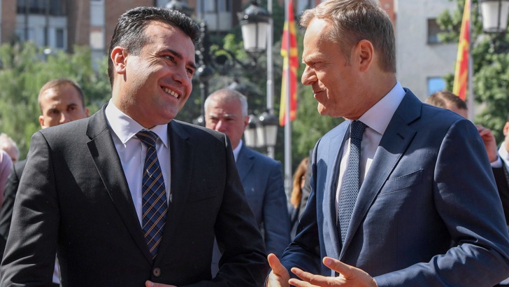 Премиерът на Македония Зоран Заев даде интервю за радио Свободна
