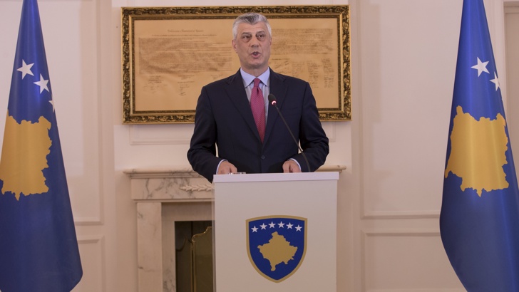 34 Косовският президент Хашим Тачи и премиерът на страната Рамуш Харадинай