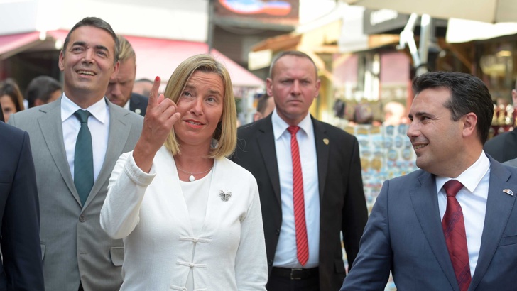 Могерини в Македония ЕС е отворен за вас ключът е