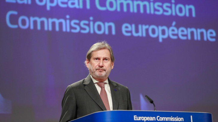 Хан Ще подкрепим преговорите на Македония за ЕСЕвропейският комисар по