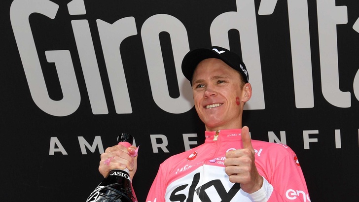 Британският колоездач Крис Фрум на практика спечели титлата от Джиро