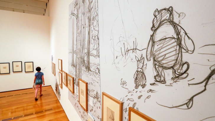 Илюстрация към „Мечо Пух“ беше продадена за рекордните 570 хил. долара.