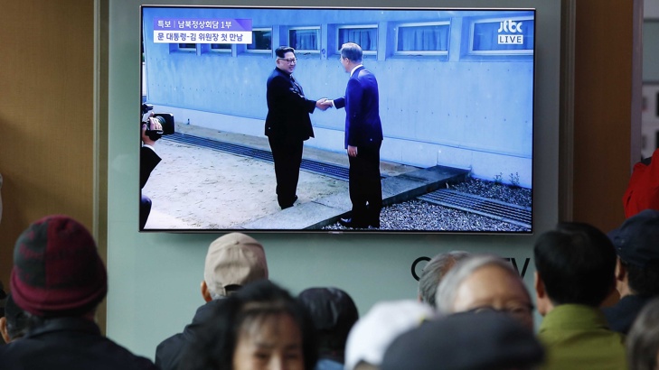 Лидерите на КНДР и Южна Корея Ким Чен Ун и