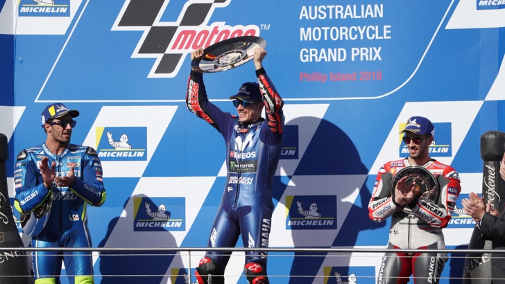 Винялес спечели дебютен успех в MotoGP в АвстралияМаверик Винялес спечели