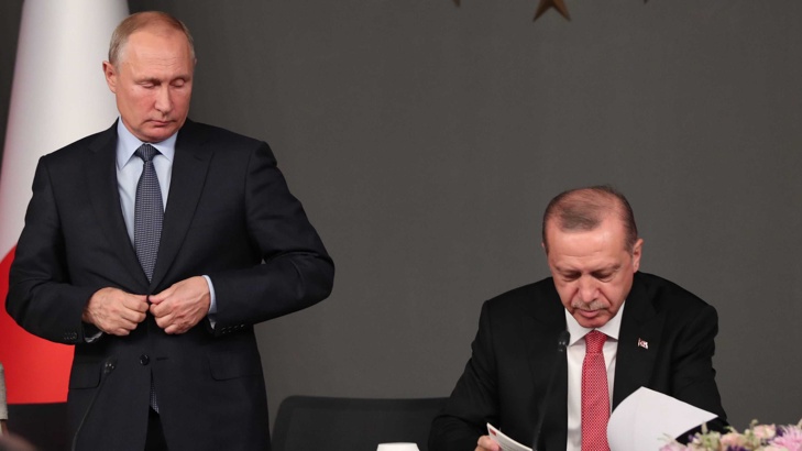 Путин и Ердоган ще наблюдават полагането на турска земя на