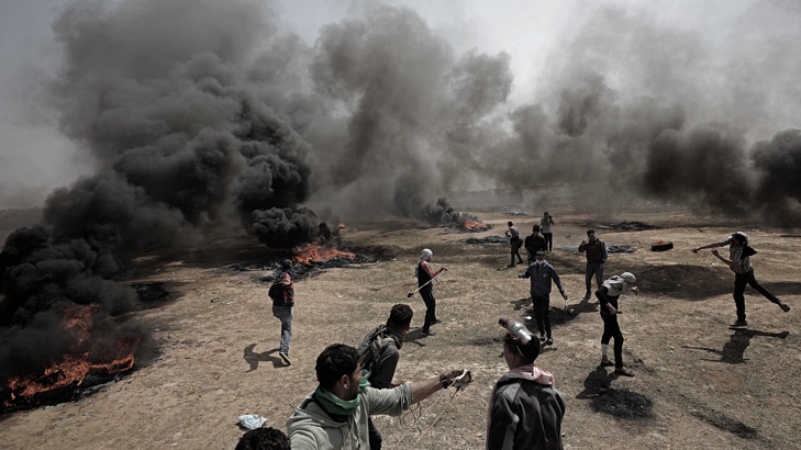 Израелски военни самолети са ударили военна цел на Хамас в