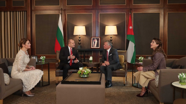 Румен Радев и крал Абдула II: България и Йордания ще