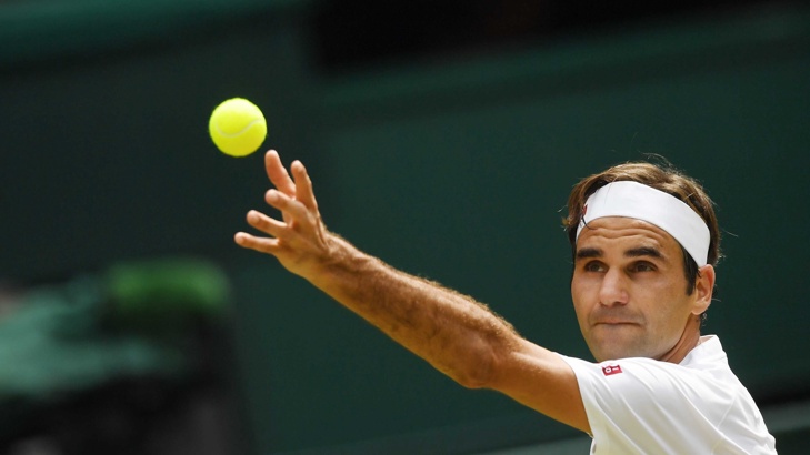 Федерер се класира за 16-ия си четвъртфинал на УимбълдънСветовният номер