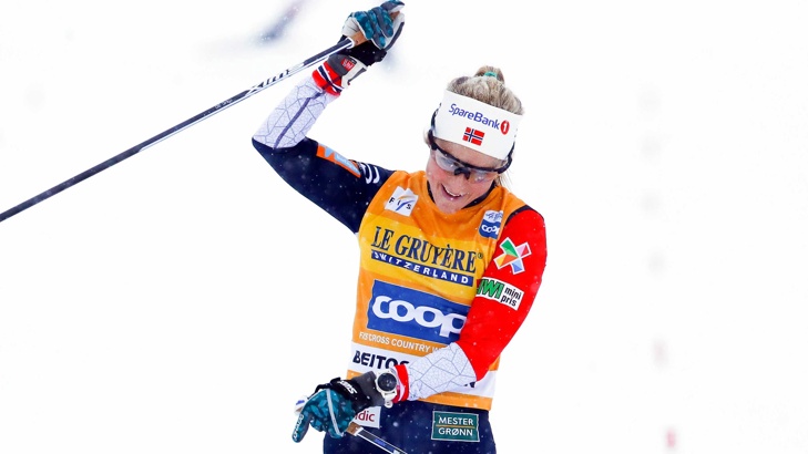 Йохауг спечели ски бягането в ОтепаНорвежката Терезе Йохауг триумфира в