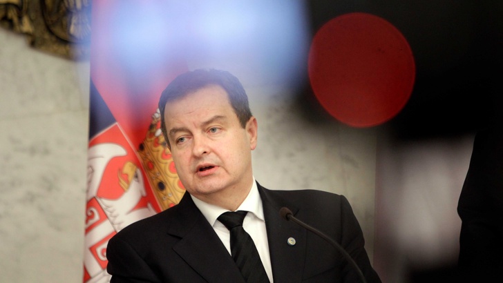 Сръбският министър на външните работи Ивица Дачич съобщи че страната