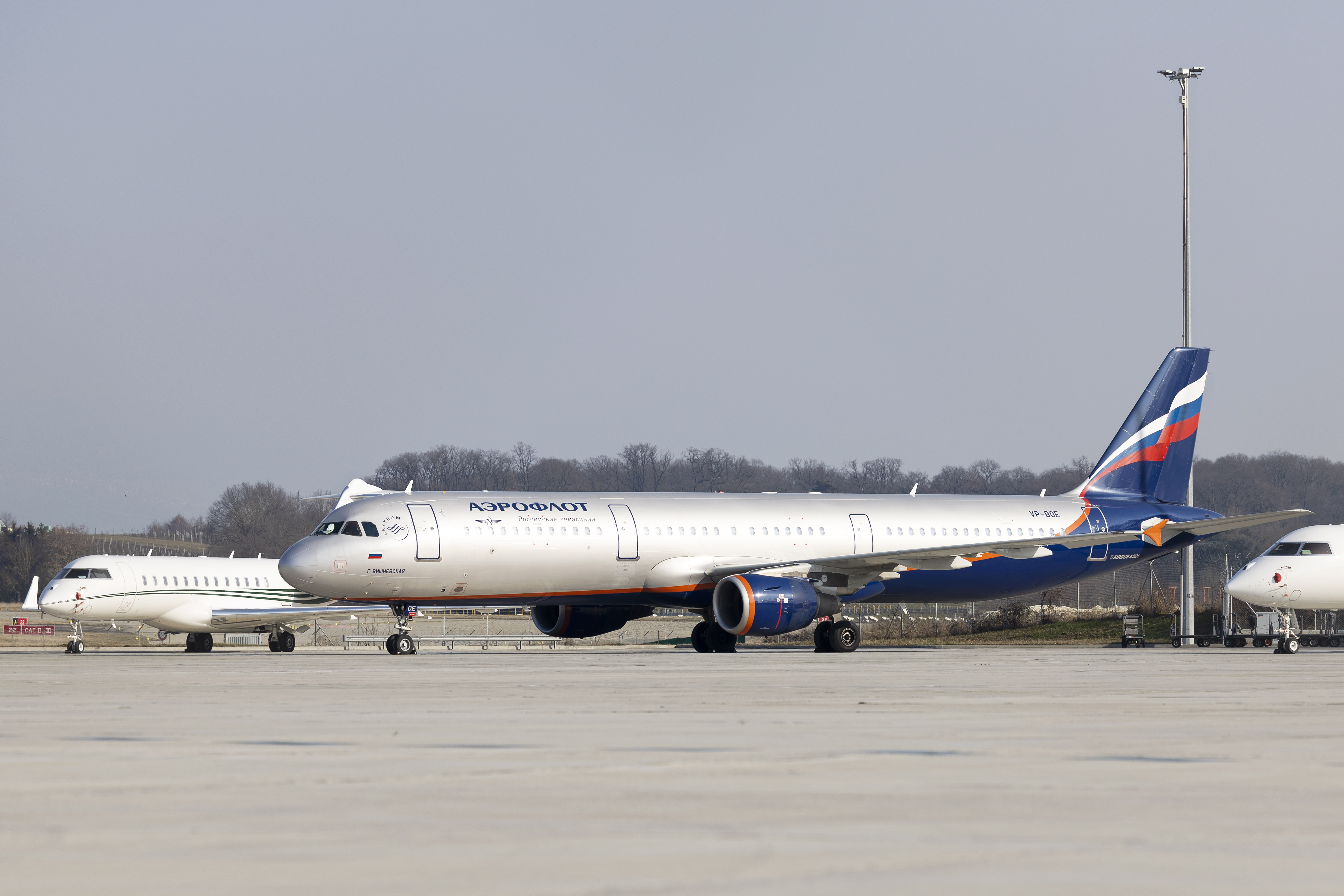 76 Russian aircrafts seized as a result of sanctions
