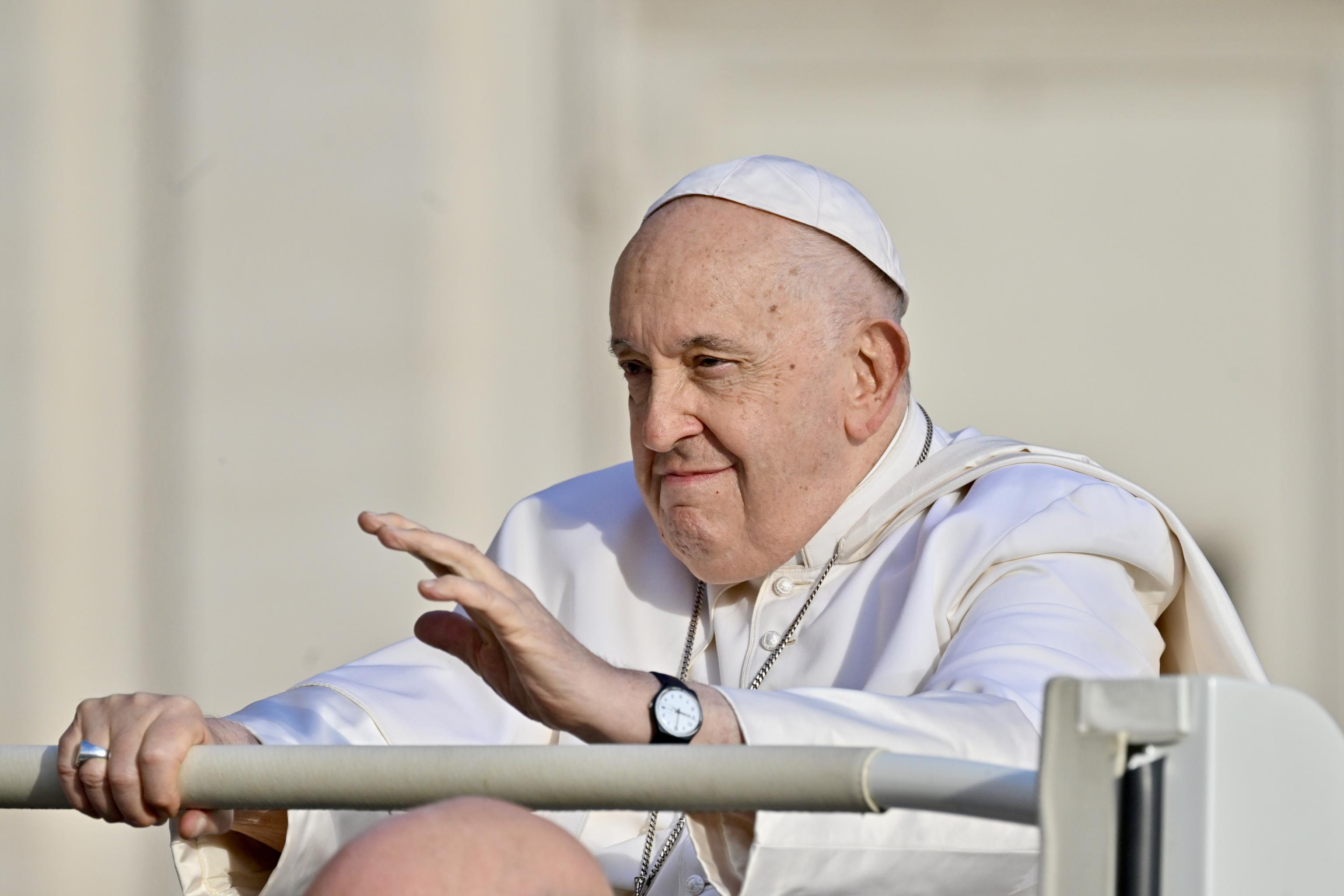 The Pope's health is improving