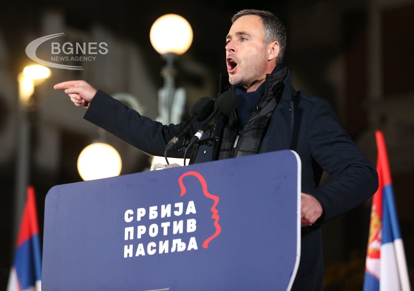 The opposition organized a multi-thousand rally "Serbia against violence" in Belgrade