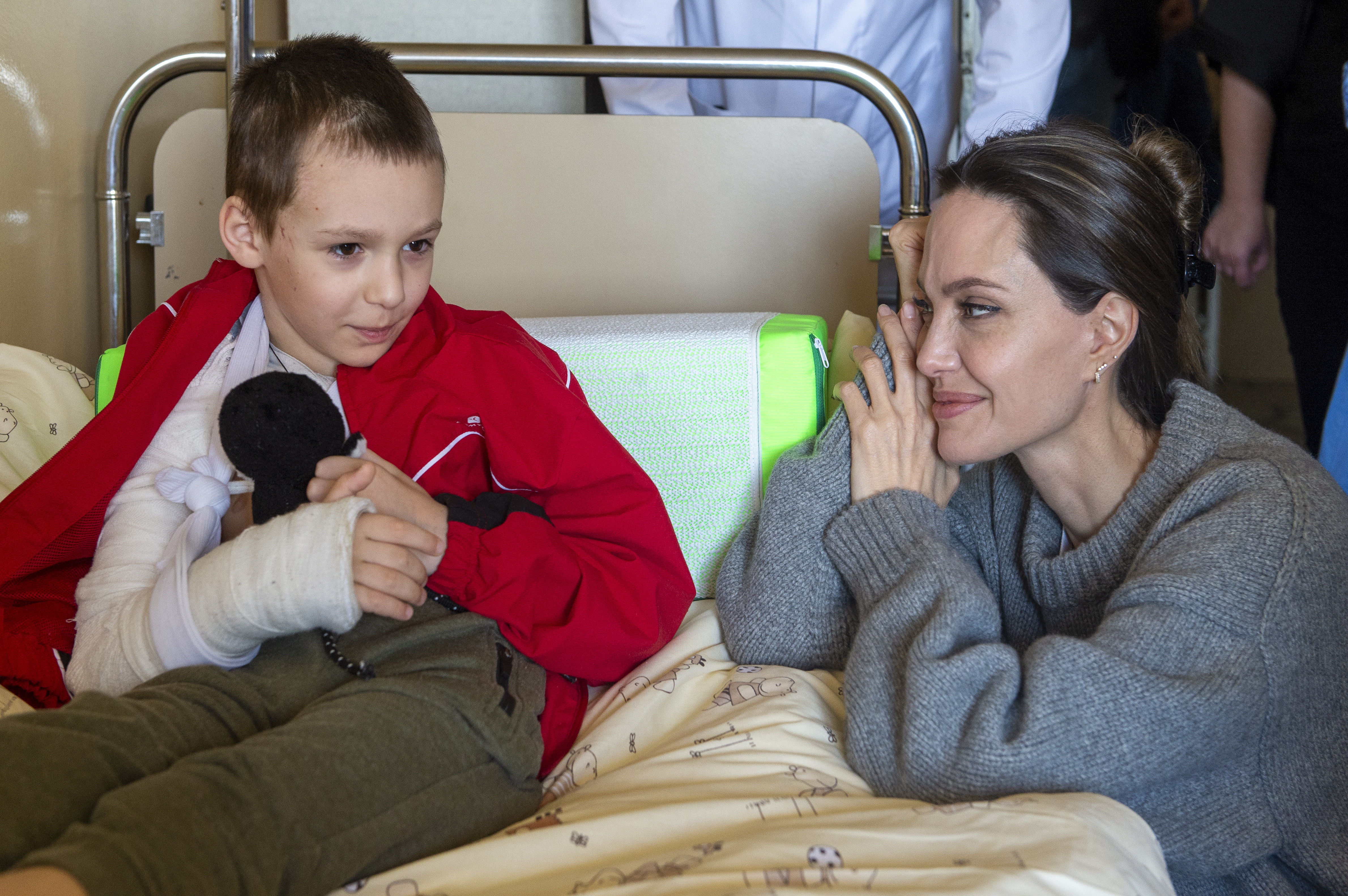 Angelina Jolie, an actress and philanthropist, raised concern about the unequal pursuit of justice