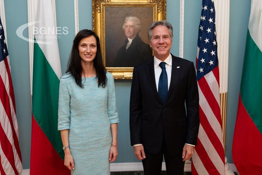 Bulgarian PM Denkov and Bulgarian Foreign Minister and Deputy PM Maria Gabriel will meet with US Secretary of State Anthony Blinken